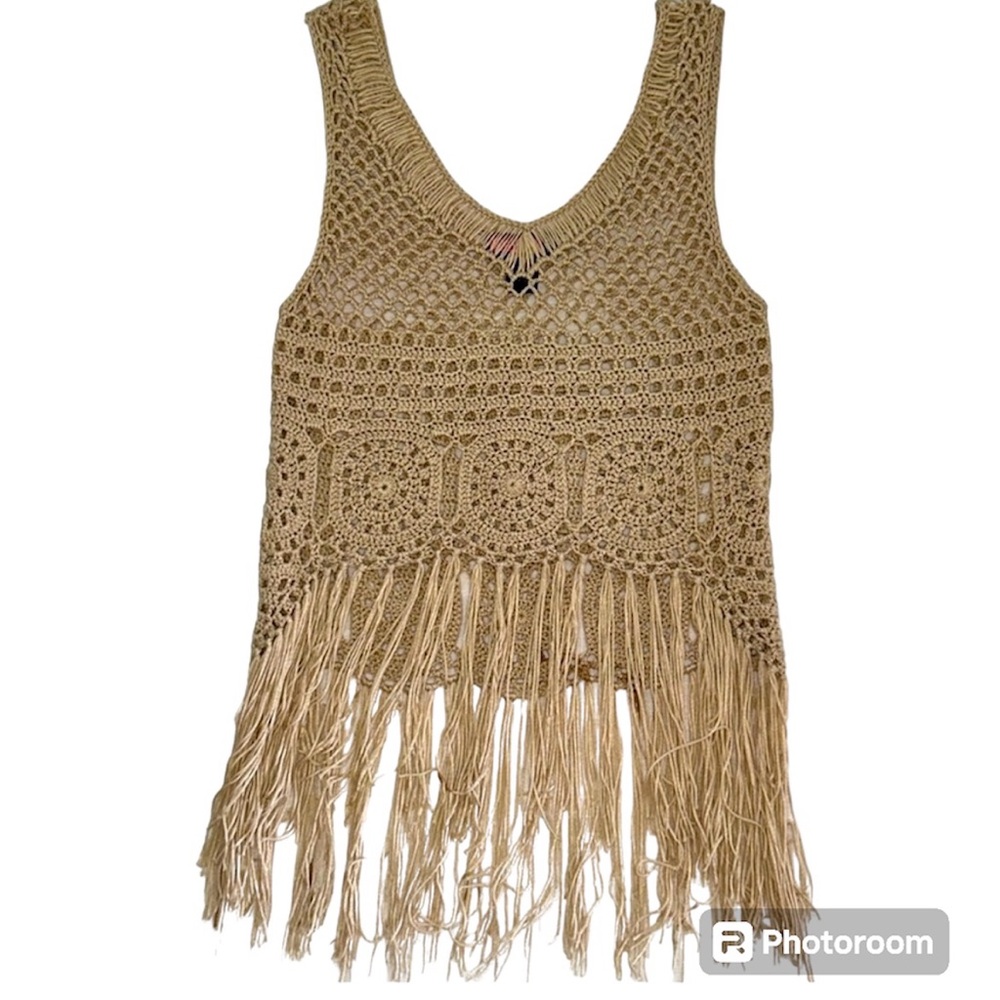Fringe Top/Pullover Vest Vintage